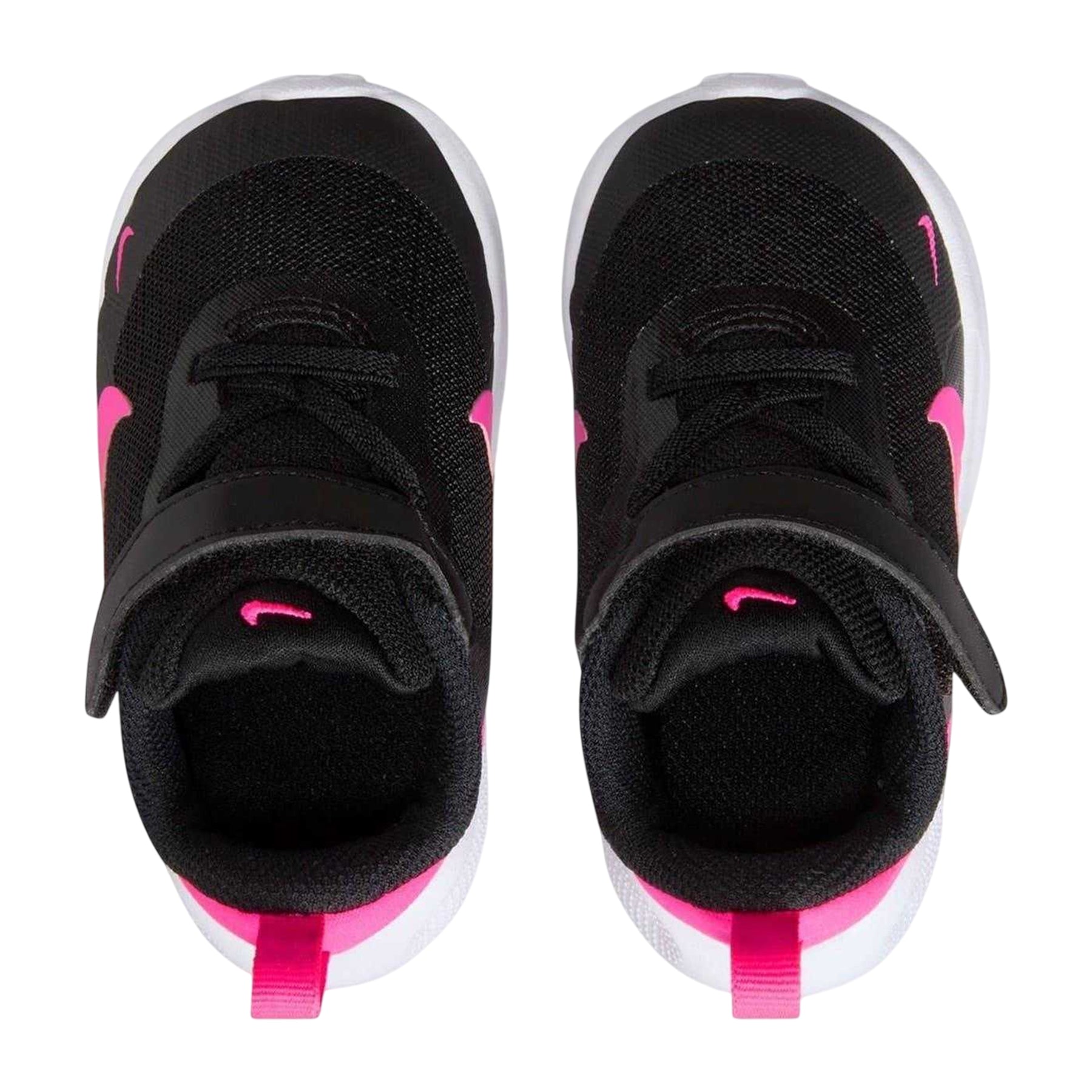 Black-Pink - Lifestyle - Nike Baby Revolution 7 Swoosh Mesh Trainers