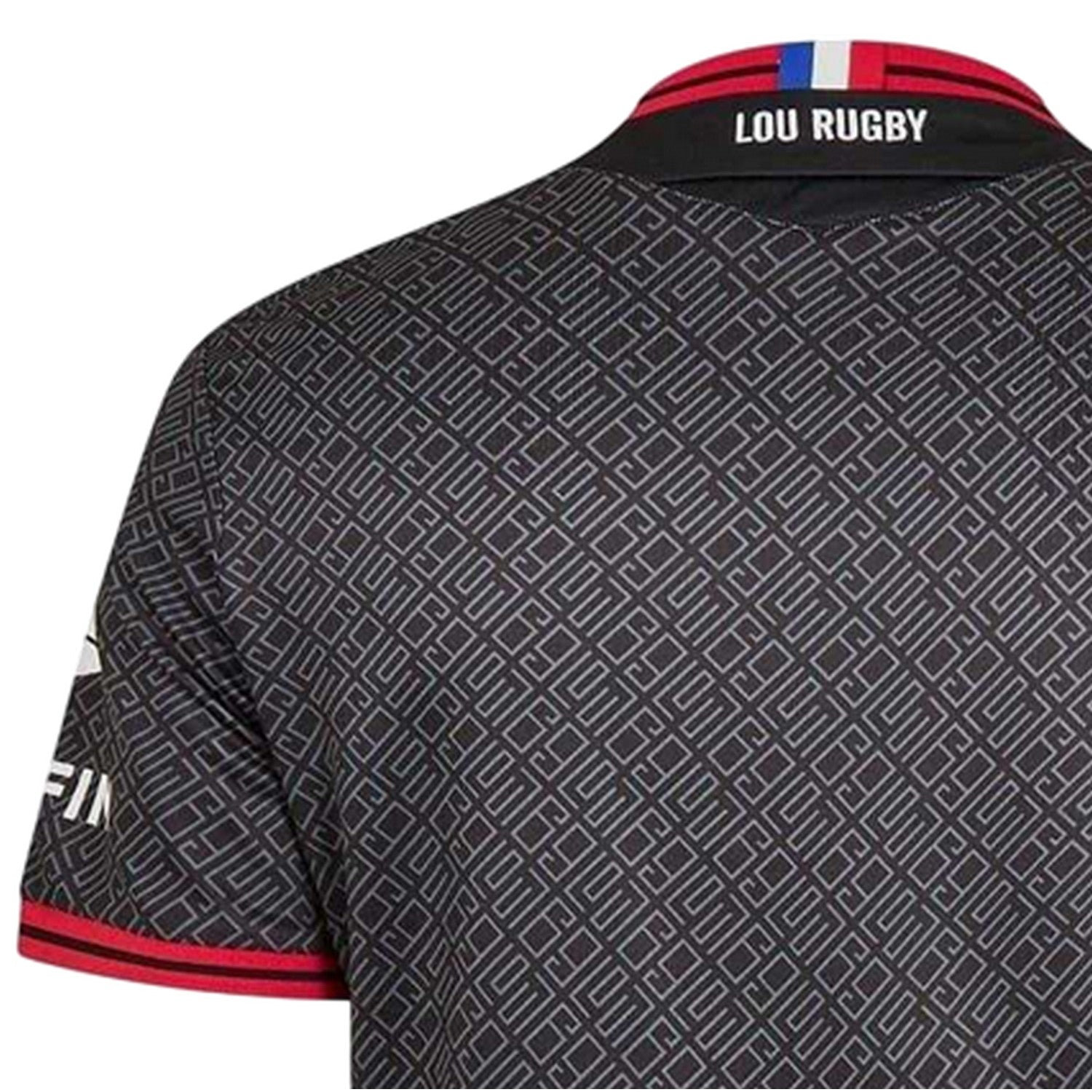 Black - Lifestyle - Macron Unisex Adult 2024-2025 Lyon Olympique Universitaire Rugby Rugby Shirt