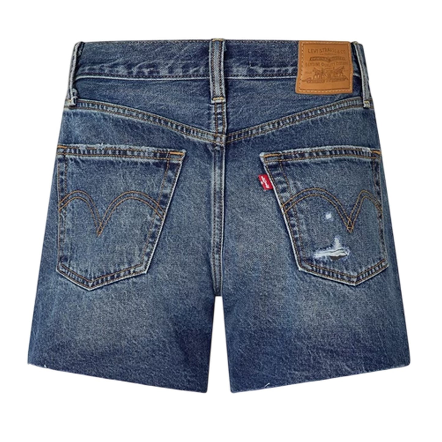 Like It Love It - Back - Levis Womens-Ladies Ribcage Denim Shorts