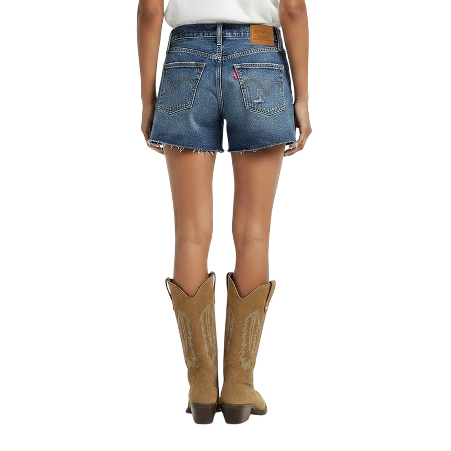 Like It Love It - Lifestyle - Levis Womens-Ladies Ribcage Denim Shorts