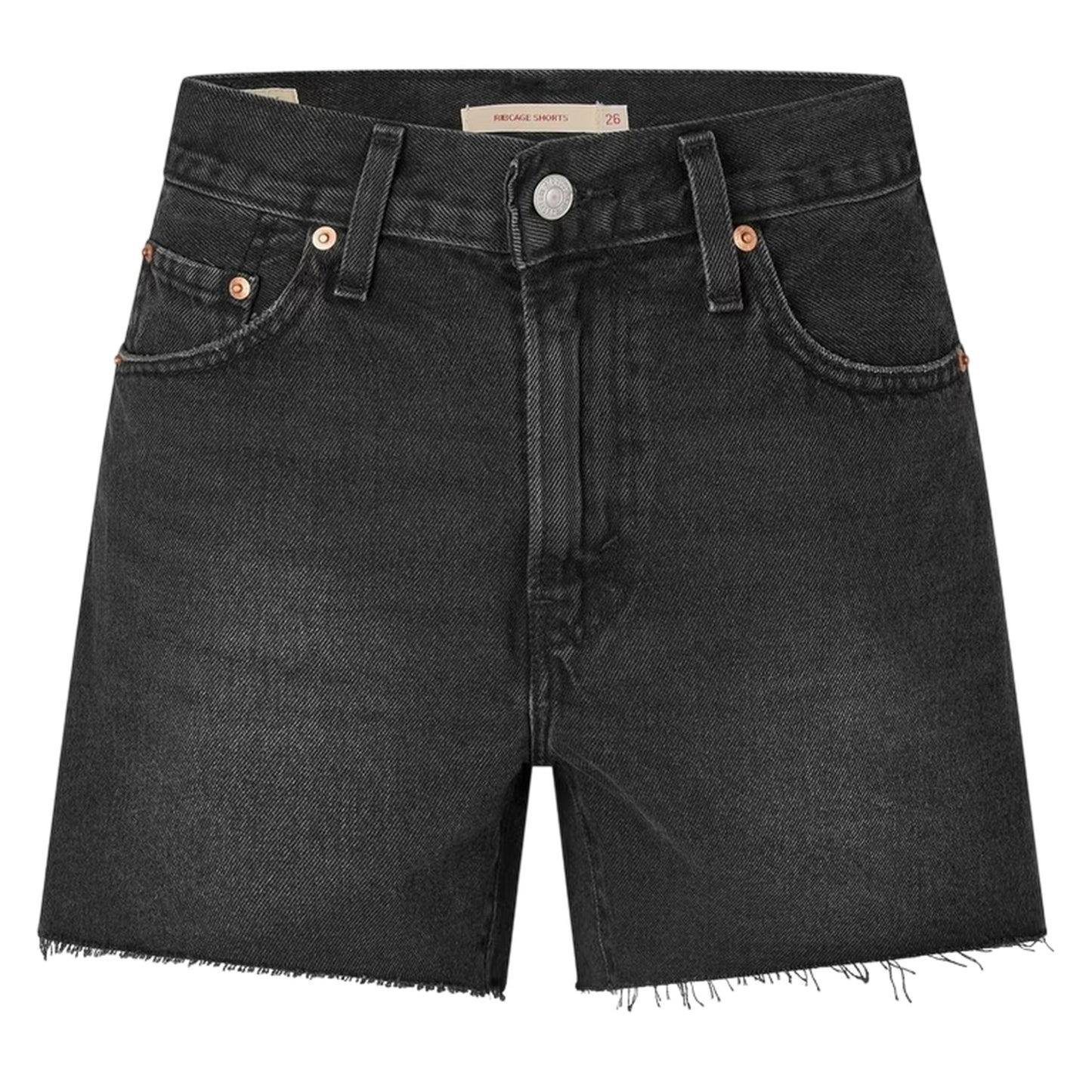 Shrink Up - Front - Levis Womens-Ladies Ribcage Denim Shorts