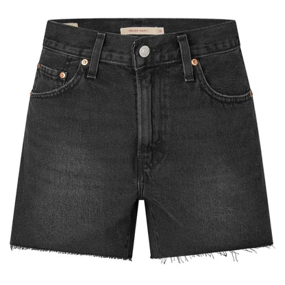 Shrink Up - Front - Levis Womens-Ladies Ribcage Denim Shorts