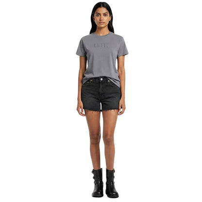 Shrink Up - Pack Shot - Levis Womens-Ladies Ribcage Denim Shorts