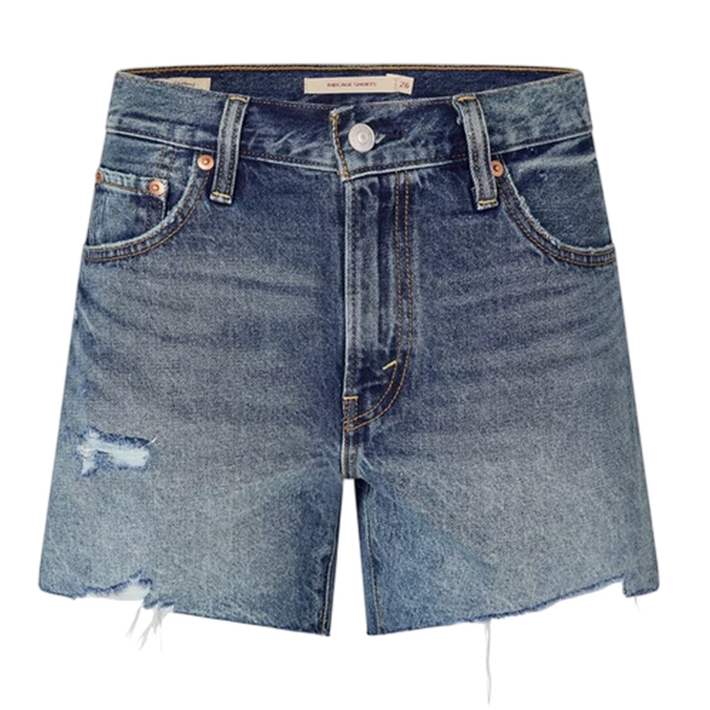 Like It Love It - Front - Levis Womens-Ladies Ribcage Denim Shorts