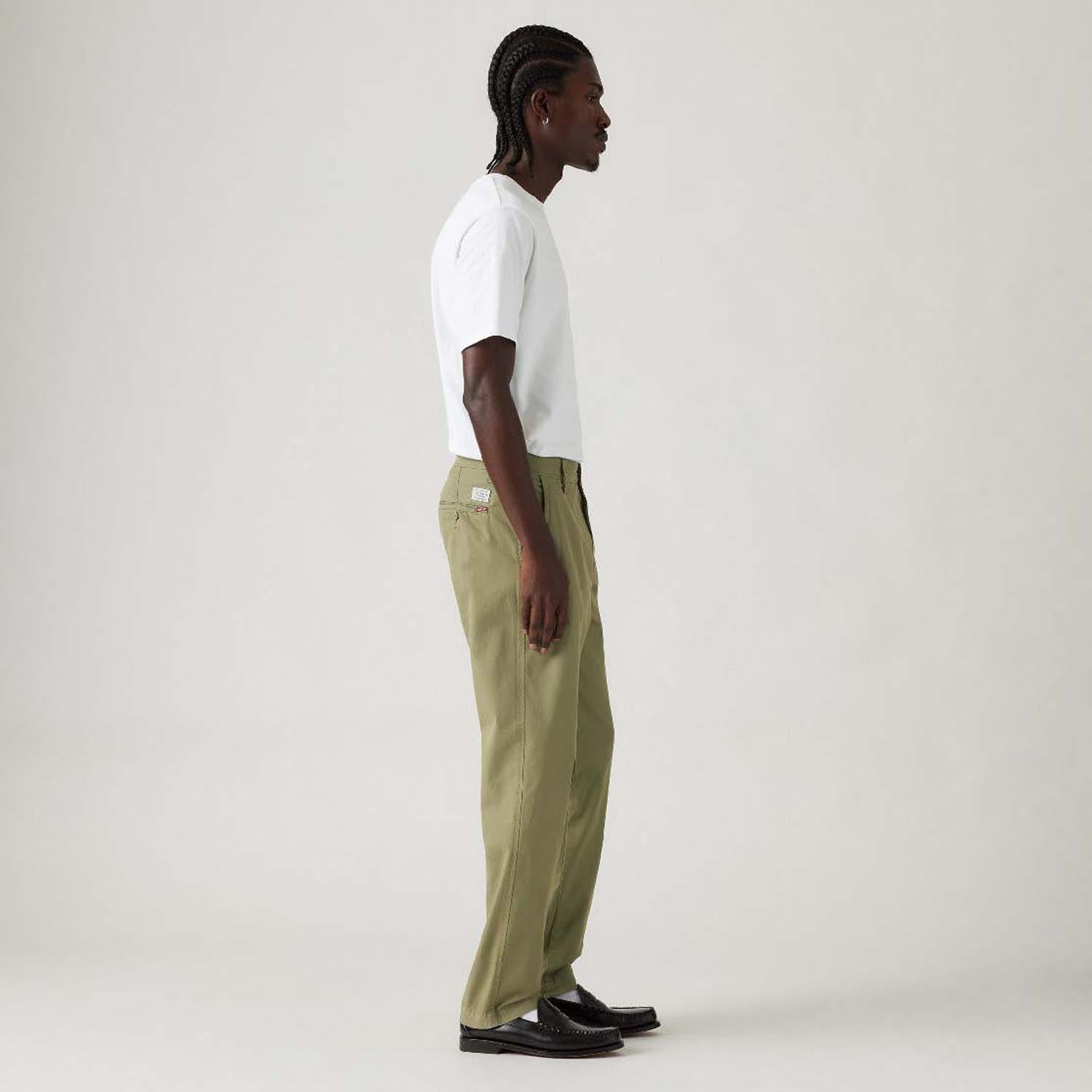 Green - Lifestyle - Levis Mens Authentic Straight Chinos