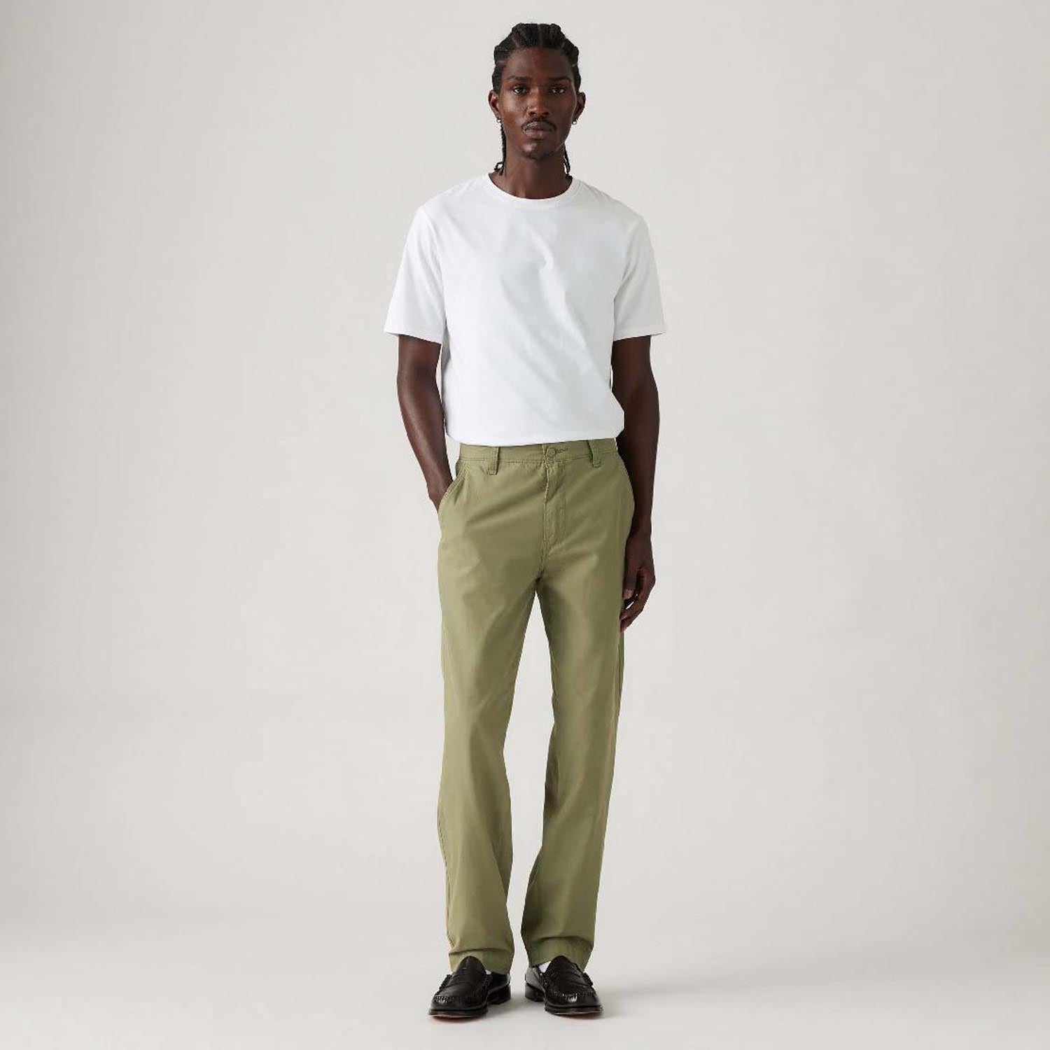 Green - Pack Shot - Levis Mens Authentic Straight Chinos
