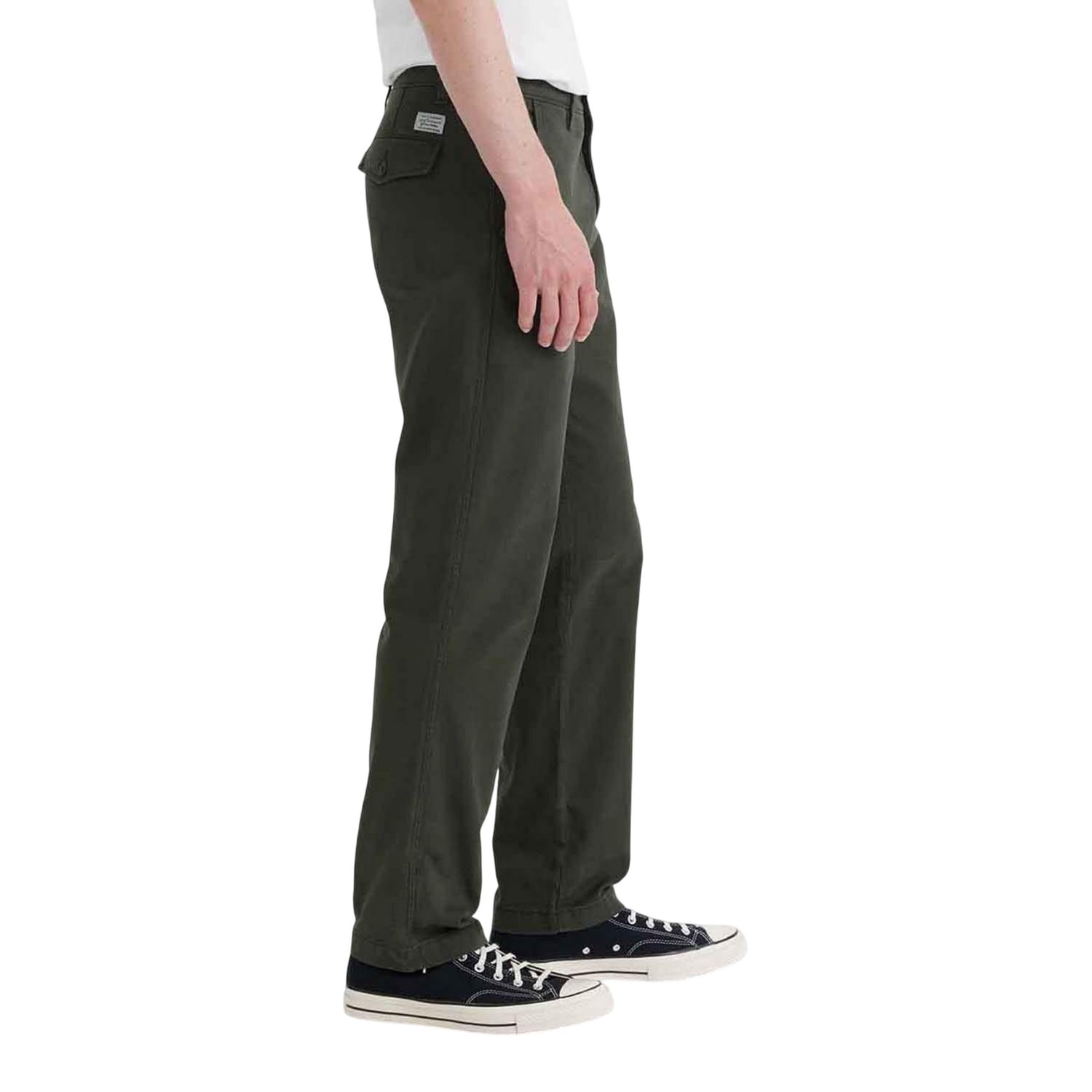 Black - Lifestyle - Levis Mens Authentic Straight Chinos
