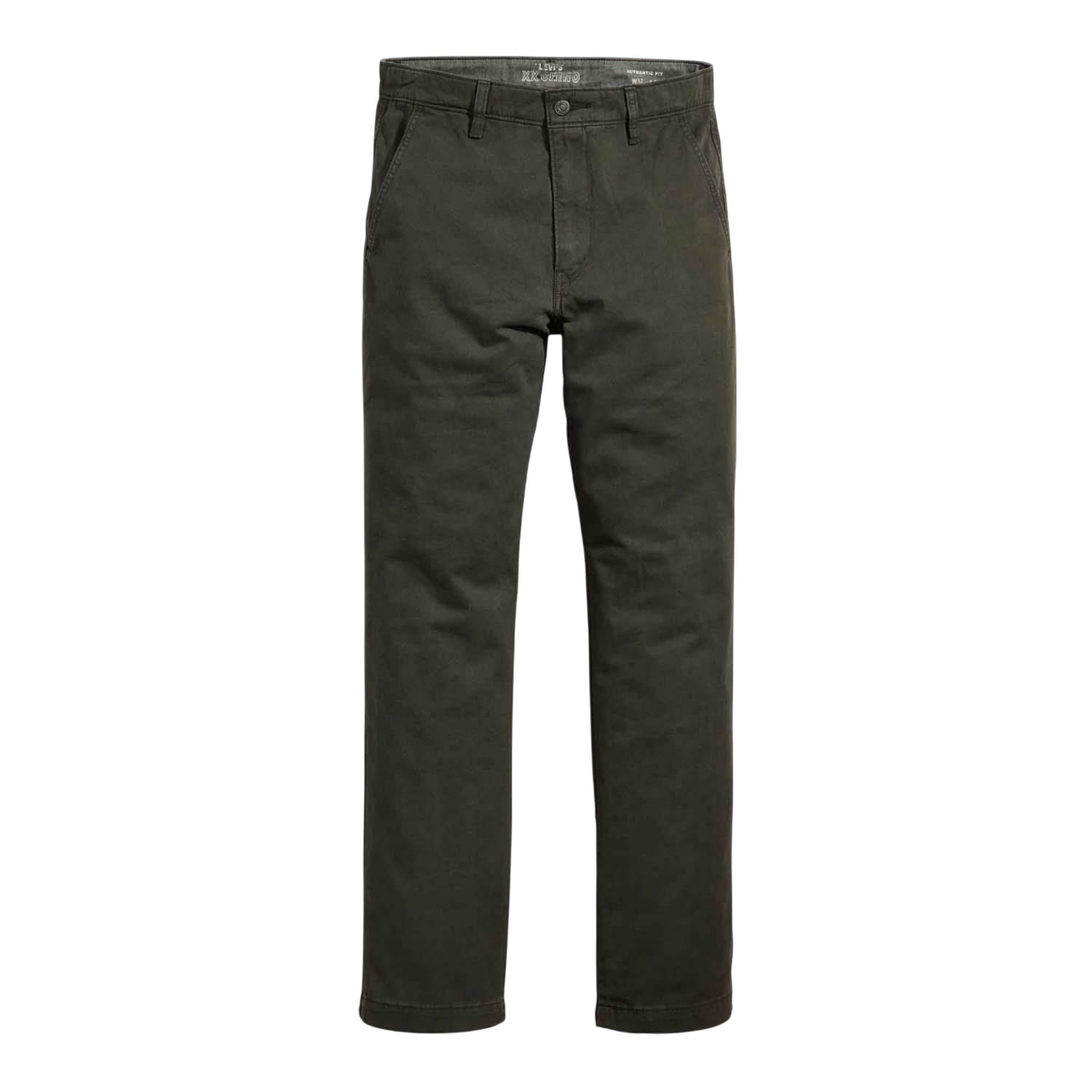 Black - Front - Levis Mens Authentic Straight Chinos