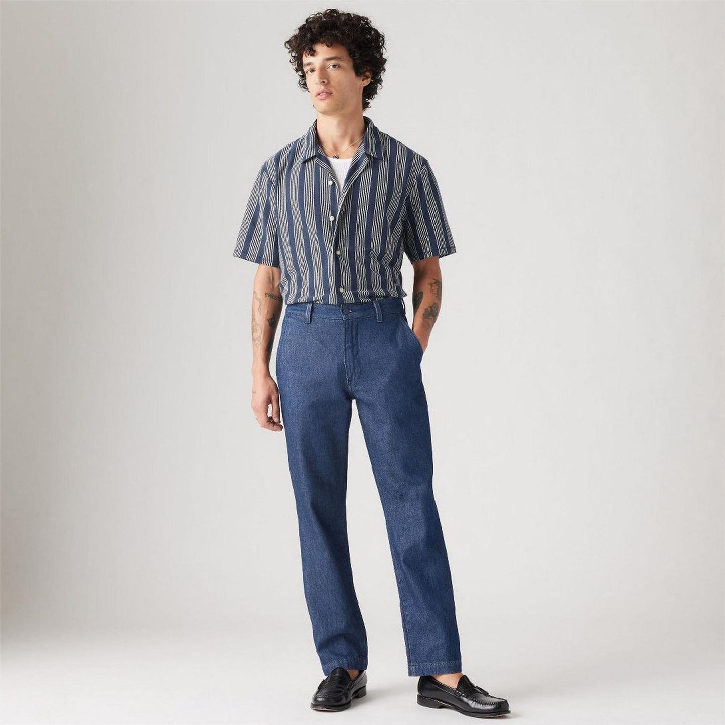 Half Past Rinse - Side - Levis Mens Authentic Straight Chinos