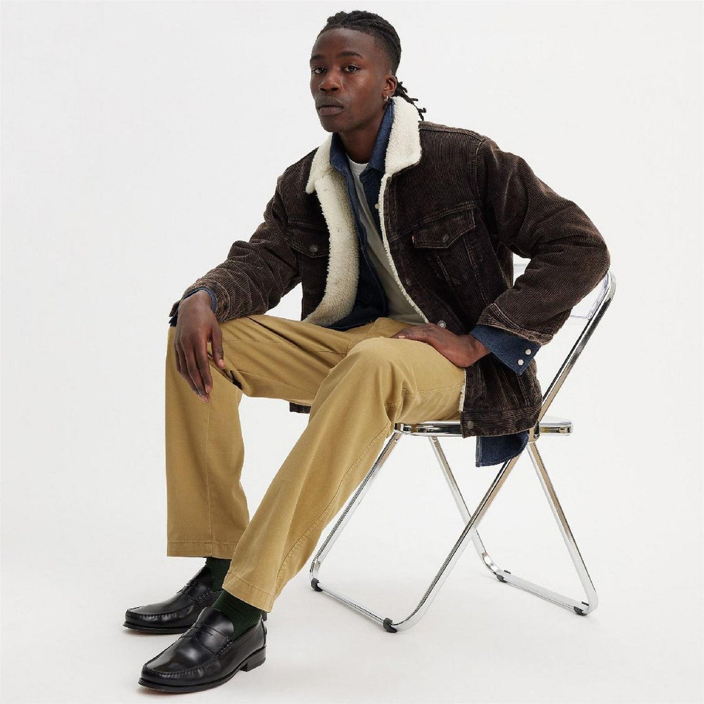 British Khaki - Lifestyle - Levis Mens Authentic Straight Chinos