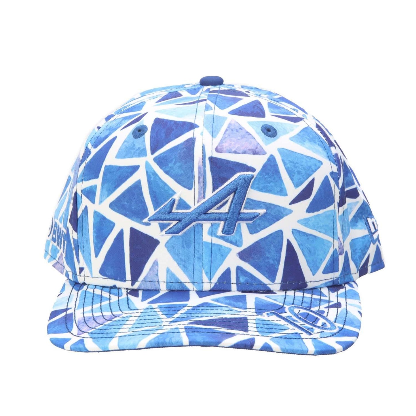 Blue - Front - New Era Pierre Gasly Barcelona 9FIFTY Alpine Racing Baseball Cap