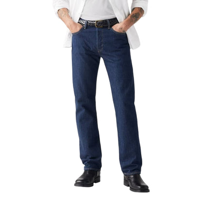 One Wash - Side - Levis Mens 501 Original Straight Jeans
