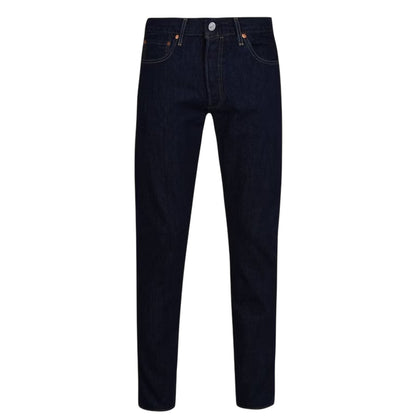 One Wash - Front - Levis Mens 501 Original Straight Jeans