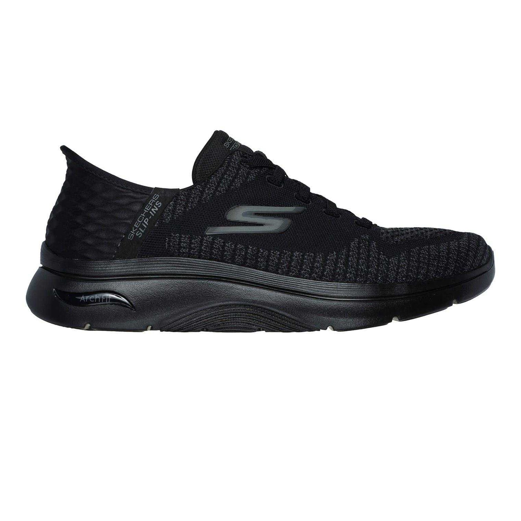 Black - Front - Skechers Mens 2.0 Grand Select 2 Slip-In Arch Fit Walking Shoes