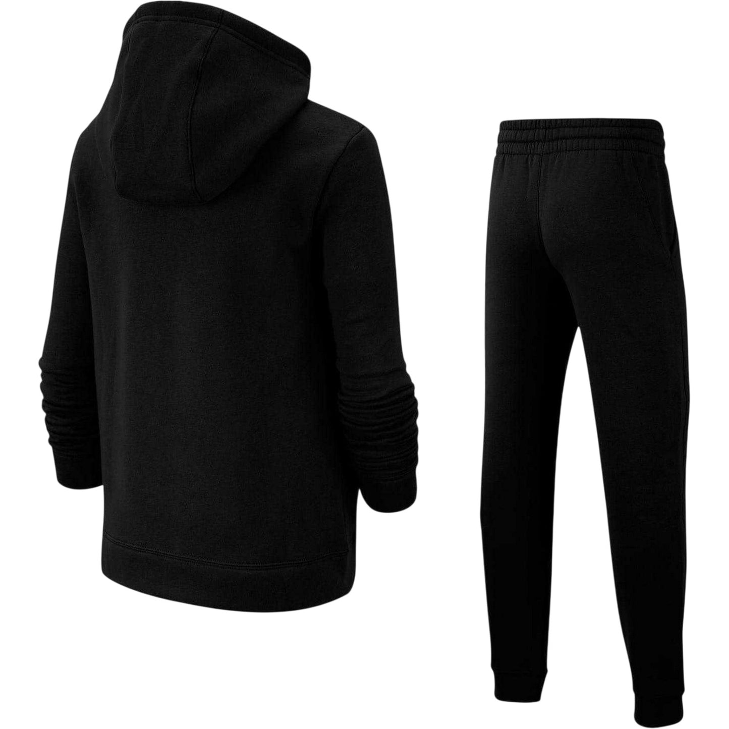 Black-White - Back - Nike Boys Sportswear Core Fleece Tracksuit