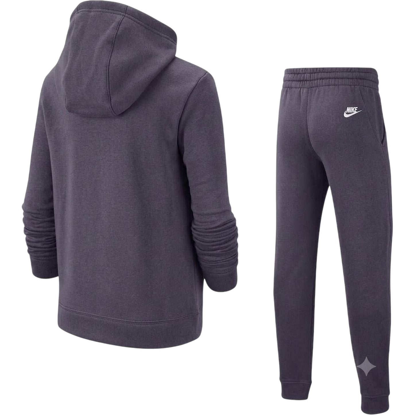 Raisin - Back - Nike Boys Sportswear Core Fleece Tracksuit