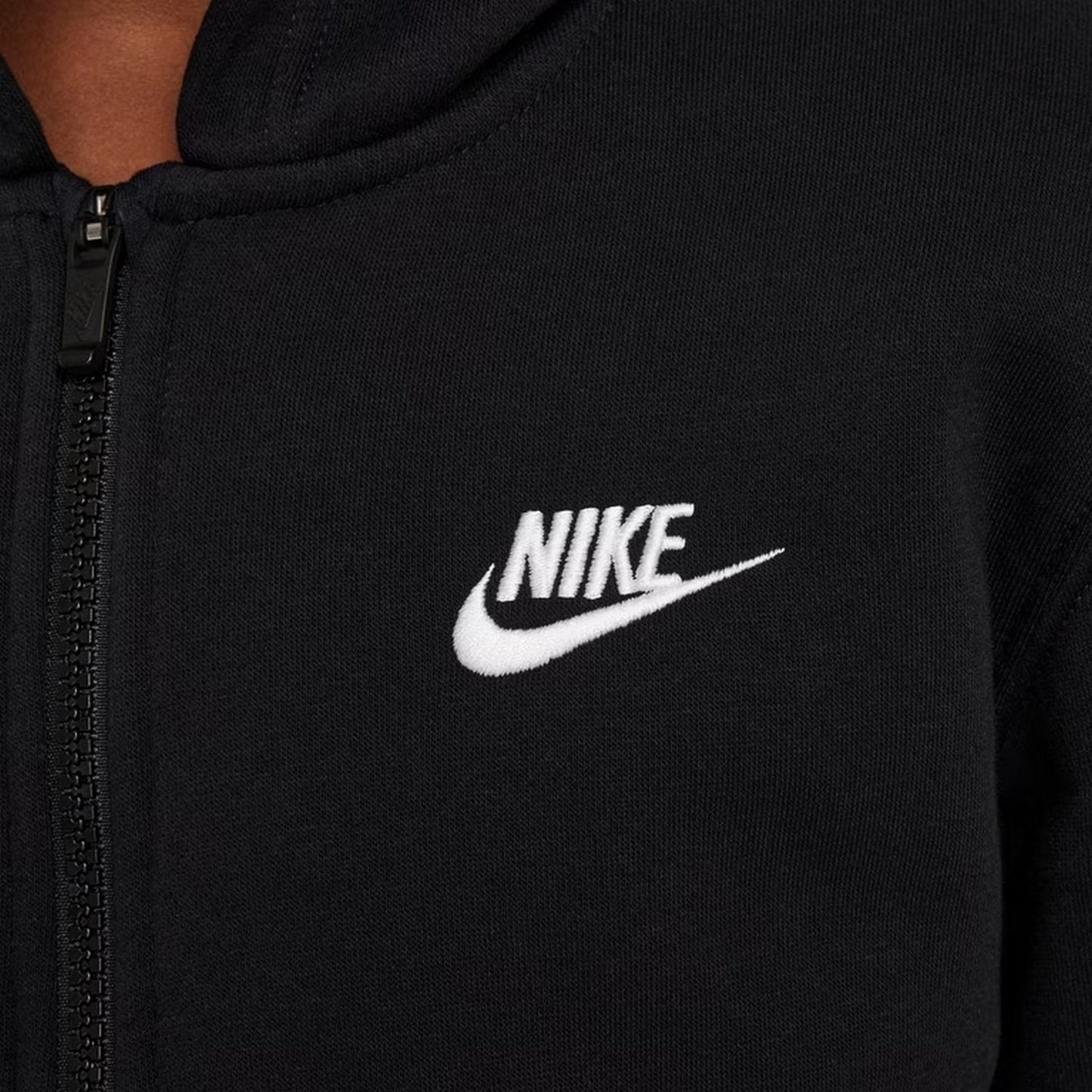 Black-White - Side - Nike Boys Sportswear Core Fleece Tracksuit