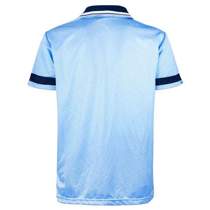 Blue-White - Back - Score Draw Mens 1994 Manchester City FC Football Shirt