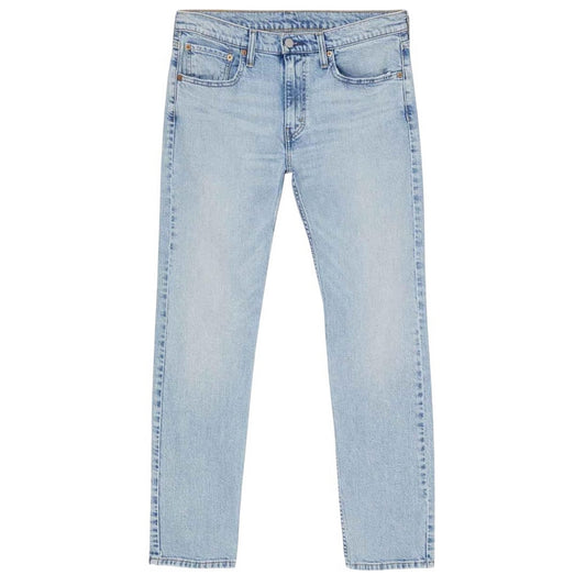 Light Blue - Front - Levis Mens 502 Light On Adv Tapered Jeans