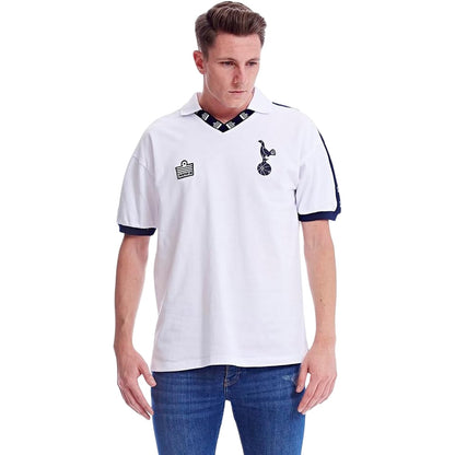 White-Blue - Lifestyle - Score Draw Unisex Adult 1978 Tottenham Hotspur FC Football Shirt