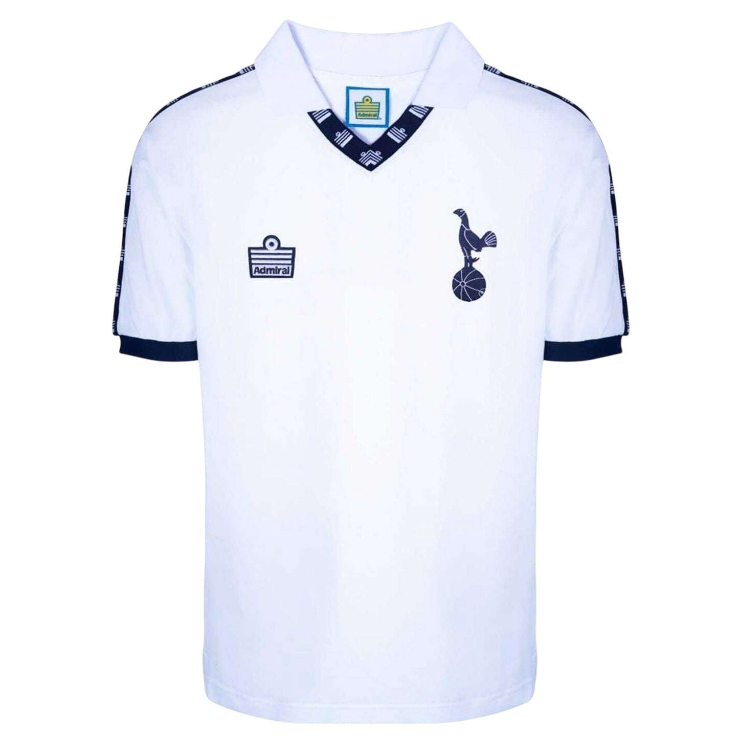 White-Blue - Front - Score Draw Unisex Adult 1978 Tottenham Hotspur FC Football Shirt