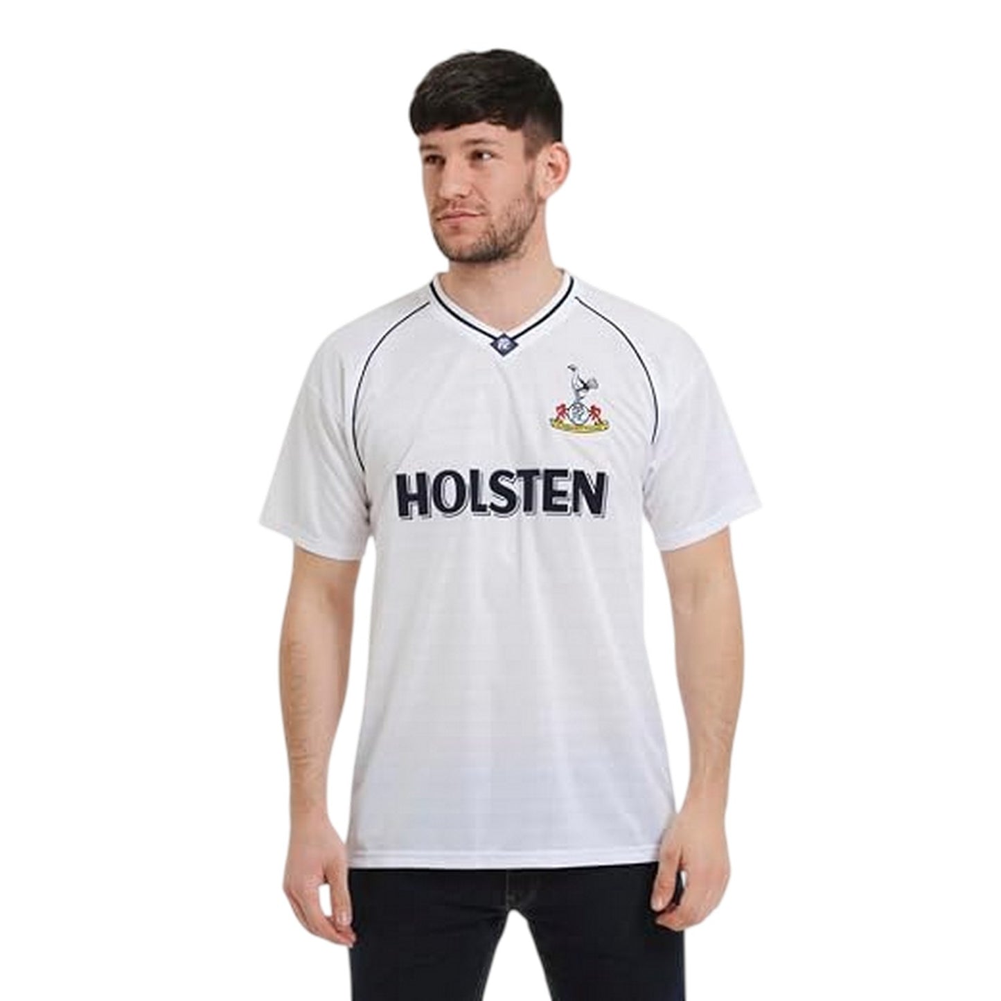 White-Blue - Lifestyle - Score Draw Unisex Adult 1991 FA Cup Semi Final Tottenham Hotspur FC Football Shirt