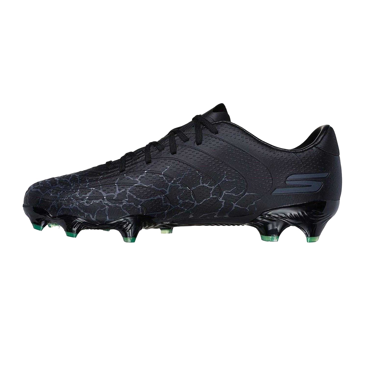 Black - Back - Skechers Childrens-Kids Skx 01 Academy Firm Ground Football Boots