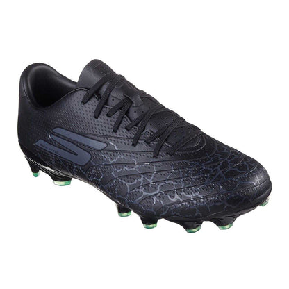 Black - Pack Shot - Skechers Childrens-Kids Skx 01 Academy Firm Ground Football Boots