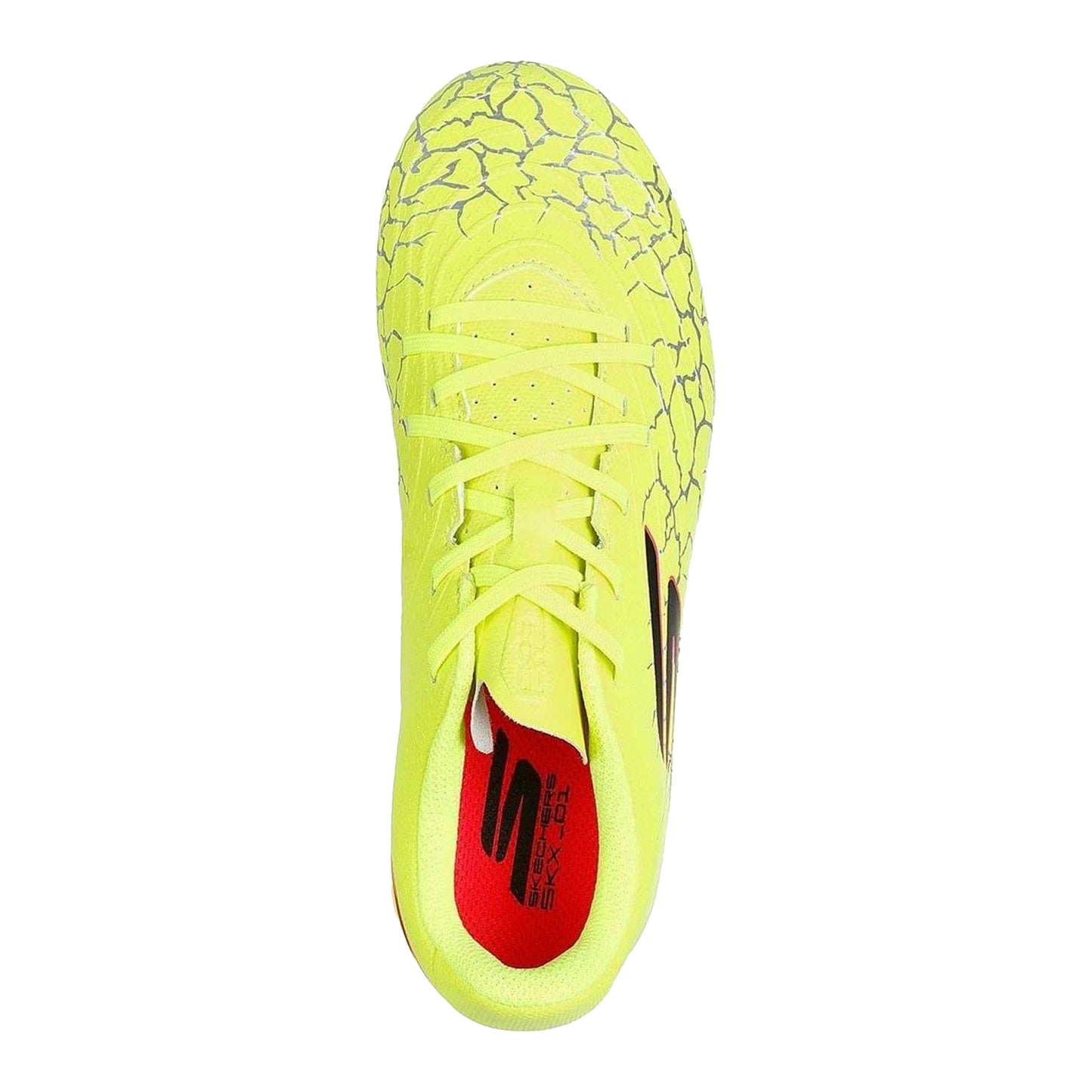 Yellow-Black - Side - Skechers Childrens-Kids SKX 01 Firm Ground Football Boots