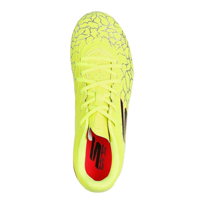 Yellow-Black - Side - Skechers Childrens-Kids SKX 01 Firm Ground Football Boots