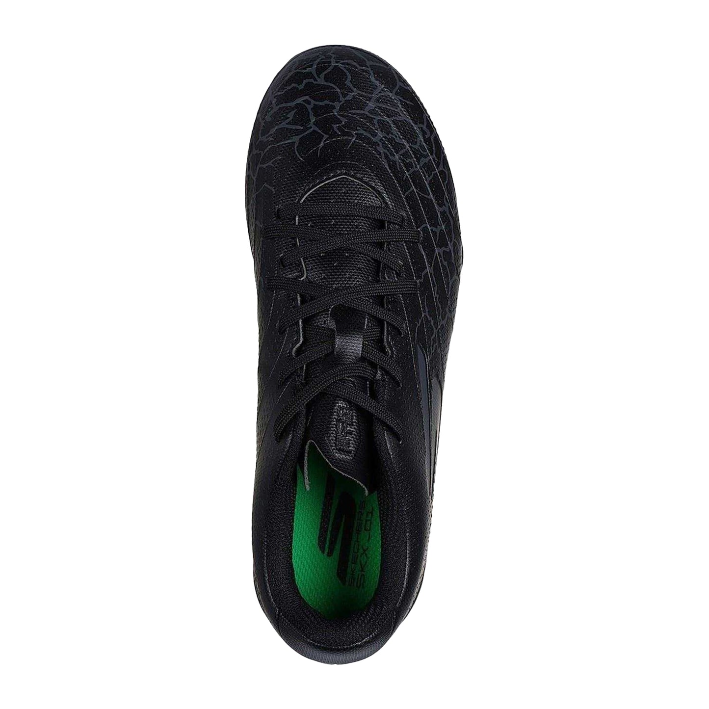 Black - Side - Skechers Childrens-Kids SKX 01 Firm Ground Football Boots
