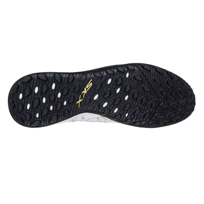 White-Gold - Lifestyle - Skechers Mens Crackle Effect Football Boots