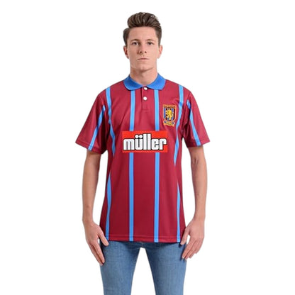 Claret - Lifestyle - Score Draw Mens 1994 Aston Villa FC Football Shirt