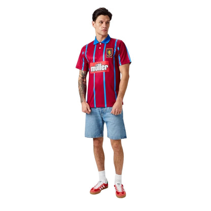 Claret - Pack Shot - Score Draw Mens 1994 Aston Villa FC Football Shirt