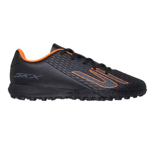 Black-Orange - Front - Skechers Childrens-Kids SKX 1 Football Boots