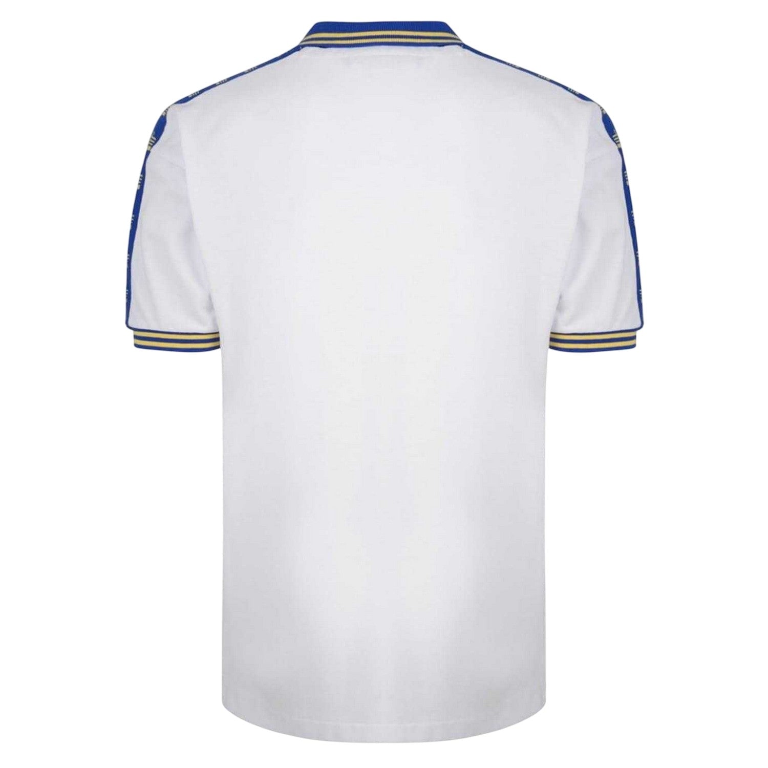 White-Blue - Back - Score Draw Mens 1978 Leeds United FC Football Shirt