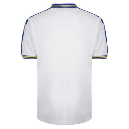 White-Blue - Back - Score Draw Mens 1978 Leeds United FC Football Shirt