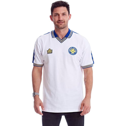 White-Blue - Lifestyle - Score Draw Mens 1978 Leeds United FC Football Shirt