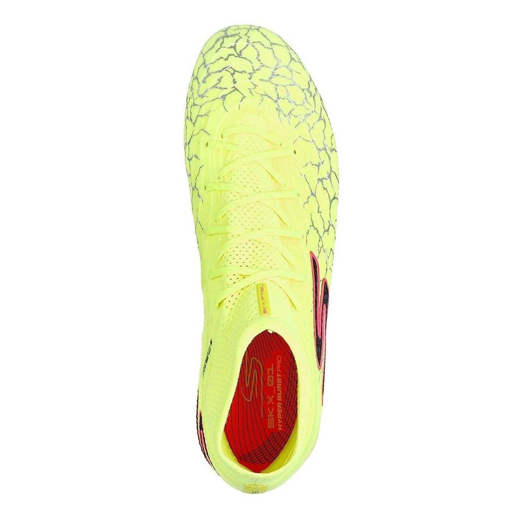 Yellow-Black - Side - Skechers Childrens-Kids Elite Firm Ground Football Boots