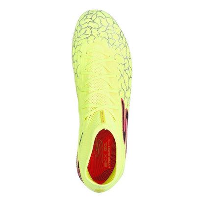 Yellow-Black - Side - Skechers Childrens-Kids Elite Firm Ground Football Boots
