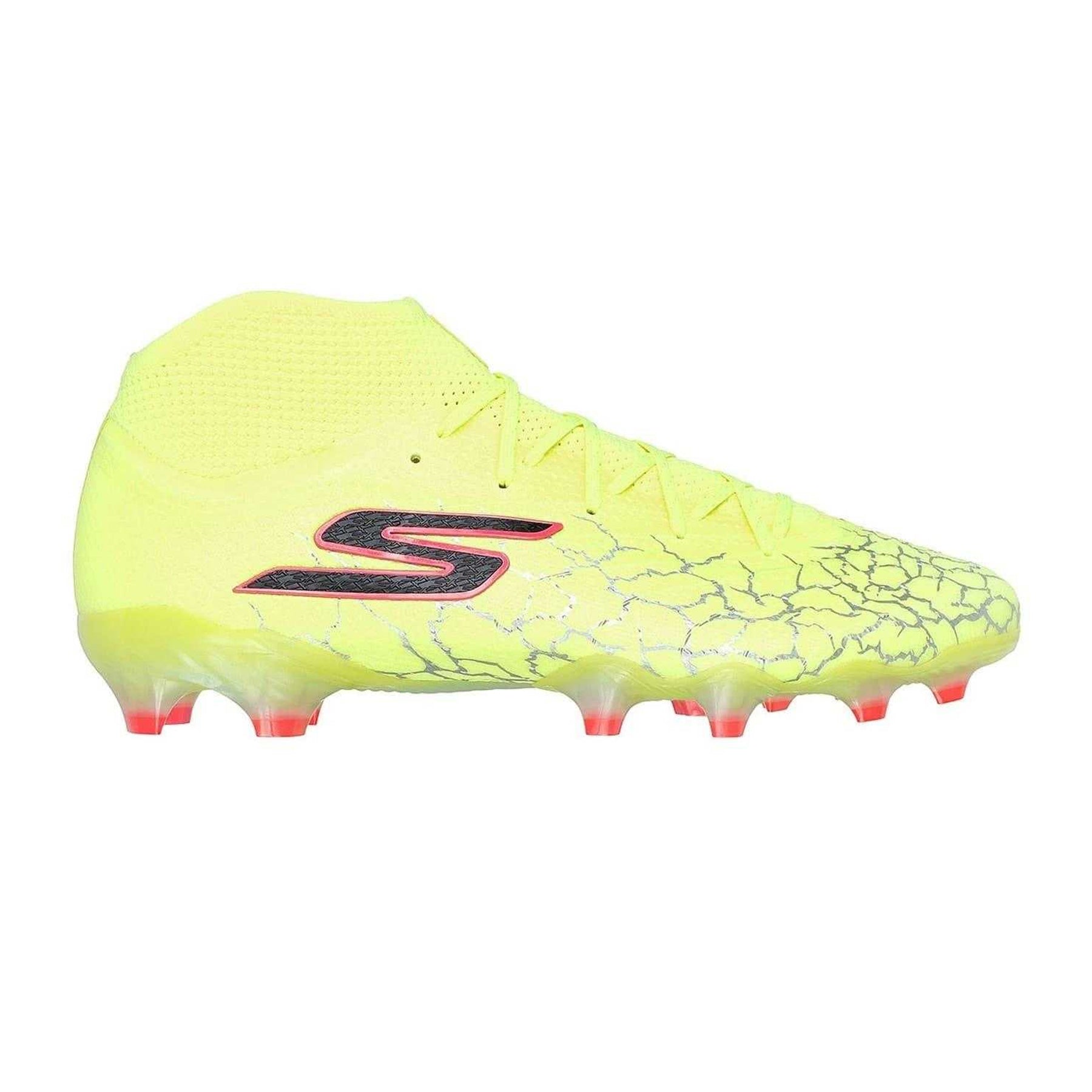 Yellow-Black - Front - Skechers Childrens-Kids Elite Firm Ground Football Boots