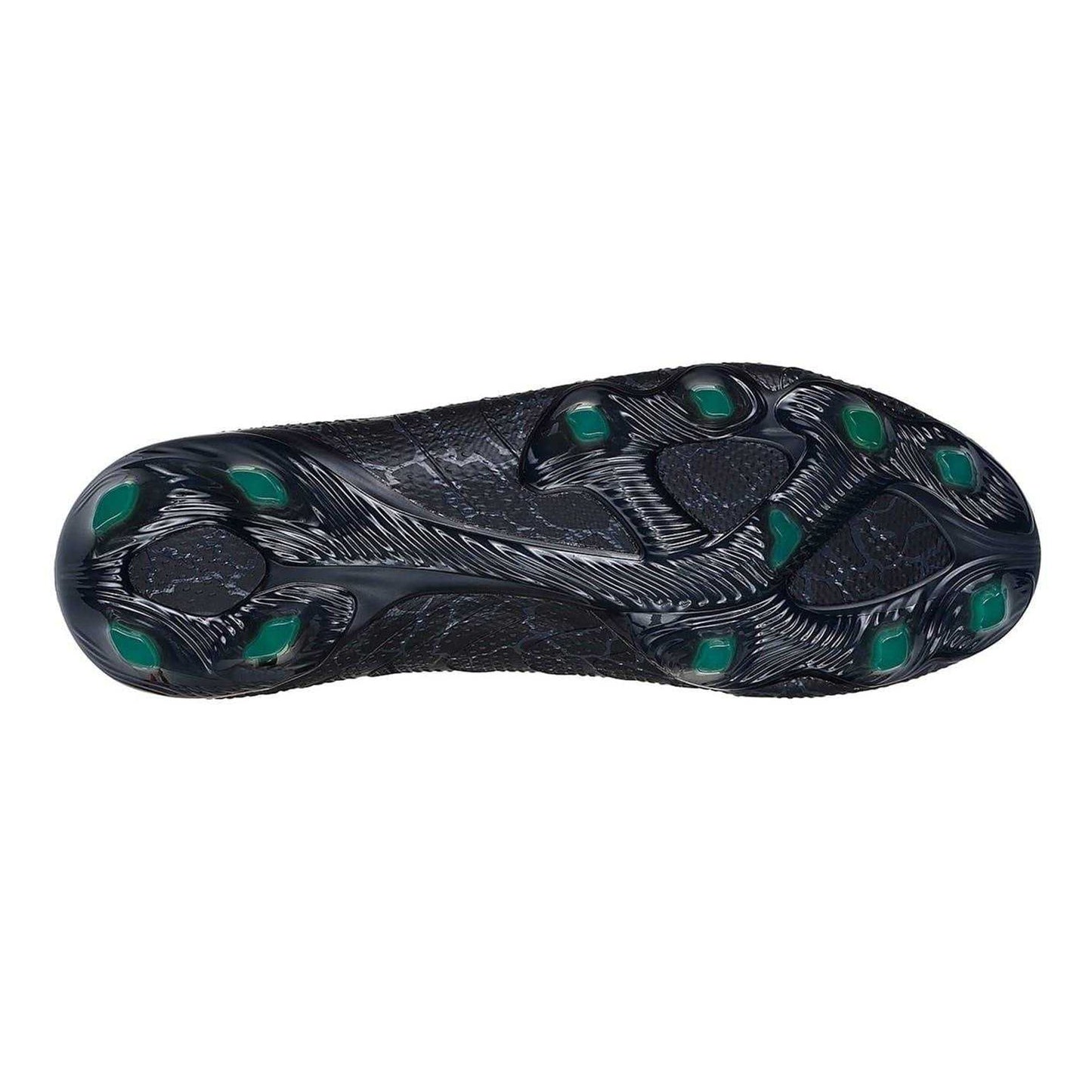 Black-Silver - Lifestyle - Skechers Mens Crackle Effect Firm Ground Football Boots