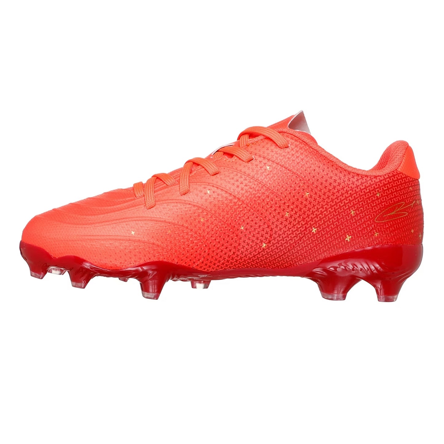 Red-Gold - Back - Skechers Boys Cracked Football Boots