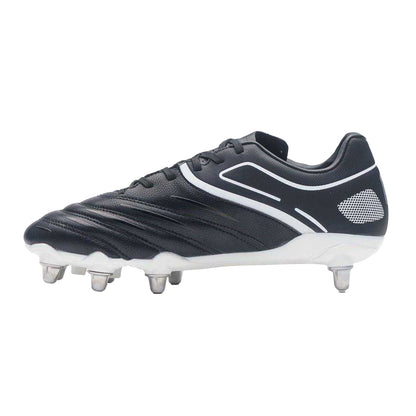 Black-White - Back - Gilbert Unisex Adult Sidestep X20 Soft Ground Football Boots