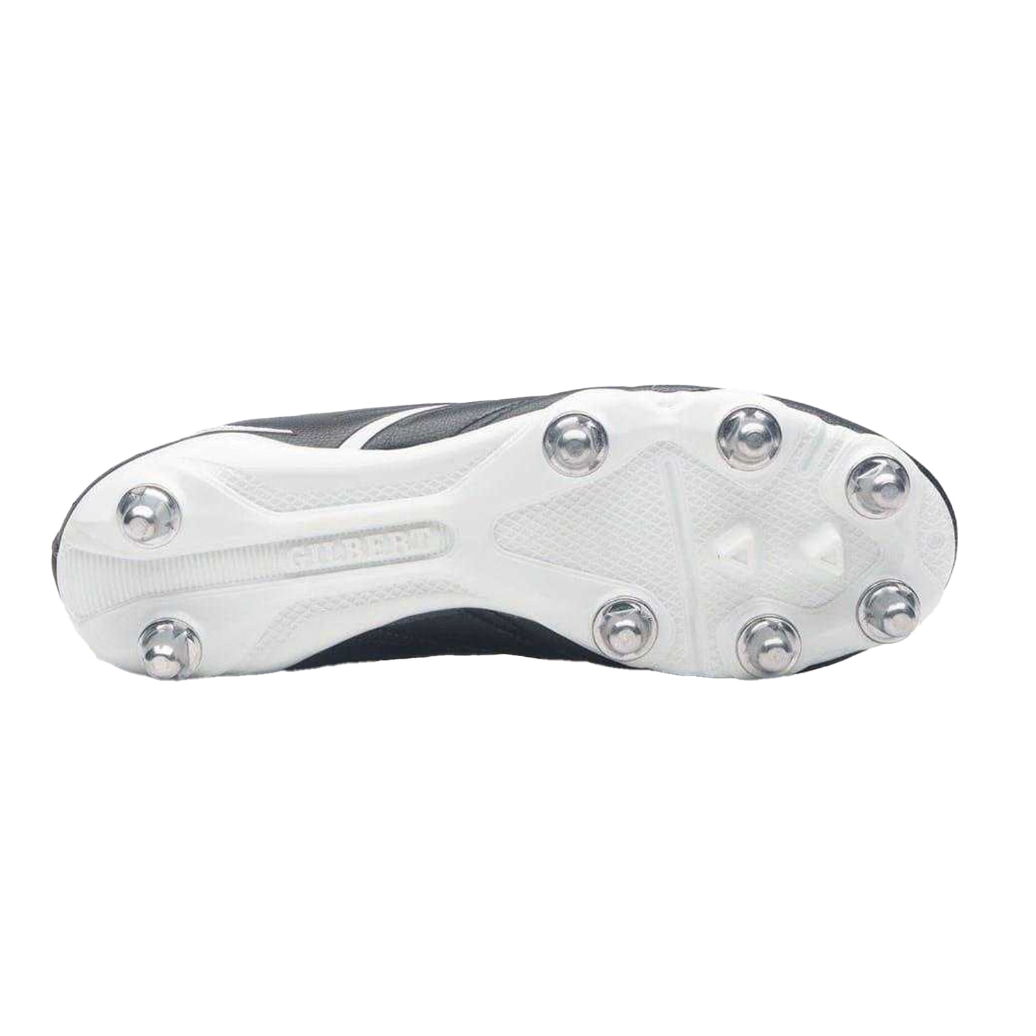 Black-White - Side - Gilbert Unisex Adult Sidestep X20 Soft Ground Football Boots