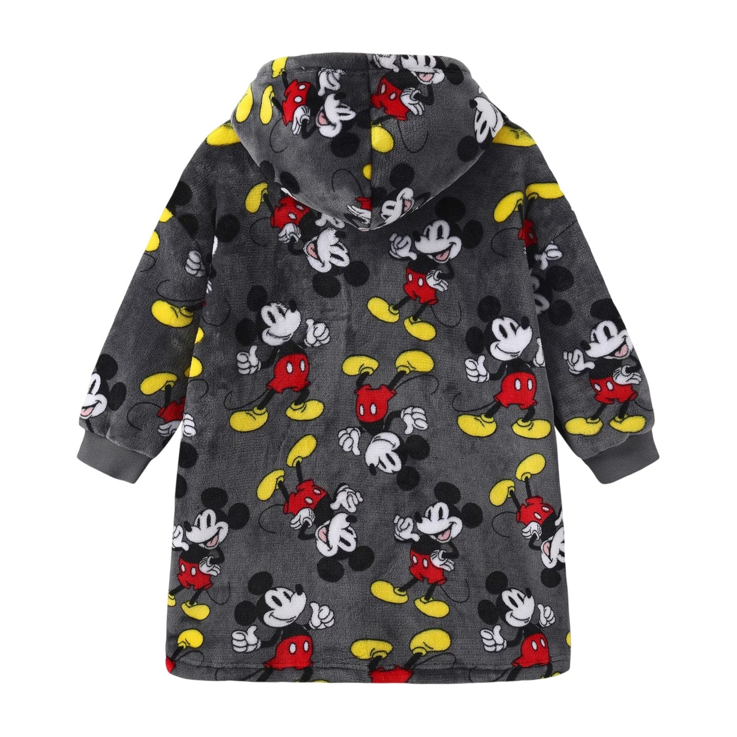 Multicoloured - Back - Disney Childrens-Kids Mickey Mouse Oversized Hoodie