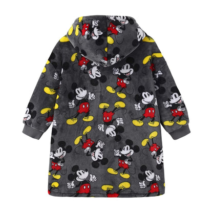 Multicoloured - Back - Disney Childrens-Kids Mickey Mouse Oversized Hoodie