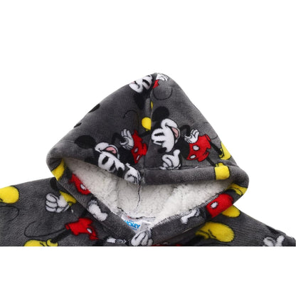 Multicoloured - Lifestyle - Disney Childrens-Kids Mickey Mouse Oversized Hoodie