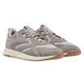 Grey - Lifestyle - Boss Mens Titanium Leather Running Trainers
