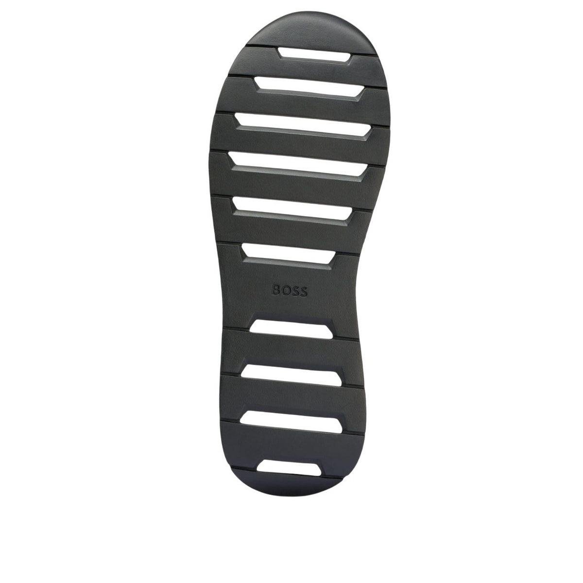 White - Pack Shot - Boss Mens Titanium Leather Running Trainers